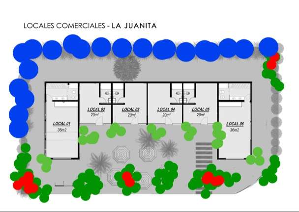 Información de LOCAL YA205 de inmobiliaria AYLIN PROPIEDADES en el barrio LA JUANITA 
 En un terreno de 450m2, se encuentran 2 hermosos locales a estrenar.
Con terraza para sombrillas y mesas.
Tienen 36m2, con baño e instalacíon para cocina.
Muy linda zona y con buenos desarrollos inmobiliarios y a cuadras de Bahia Vik. 
